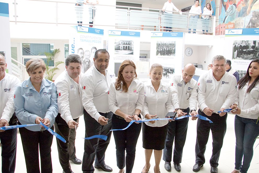 INICIA EN CIUDAD MADERO LA EXPOSICIÓN DEL FACSÍMIL DE LA CONSTITUCIÓN POLÍTICA