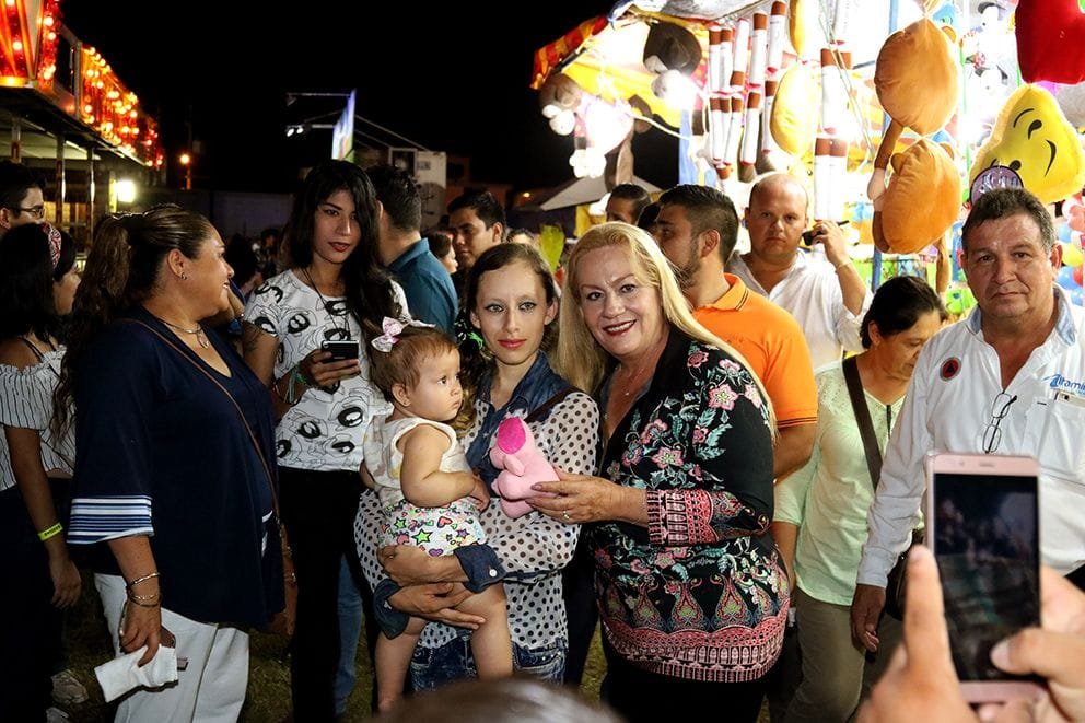 SUPERVISA ALMA LAURA AMPARÁN DESARROLLO DE LA FERIA ALTAMIRA 2017