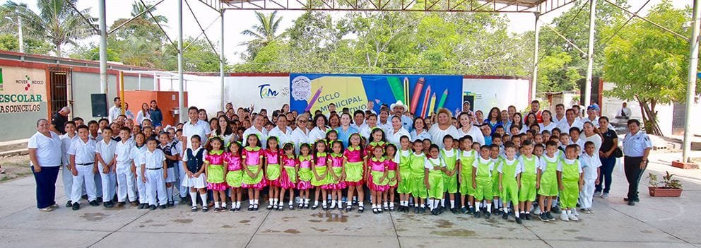 ACTIVAN CICLO MUNICIPAL EDUCATIVO EN LA PRIMARIA “JOSÉ VASCONCELOS’’