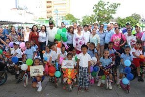 ENTREGAN RECONOCIMIENTOS A PARTICIPANTES DEL PASEO ECOLÓGICO EN BICICLETA