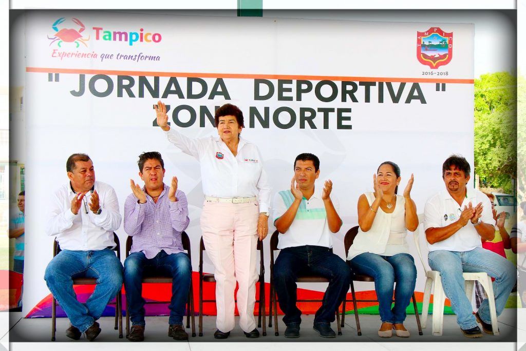 Realiza el Ayuntamiento de Tampico la Primera Jornada Deportiva en la Zona Norte
